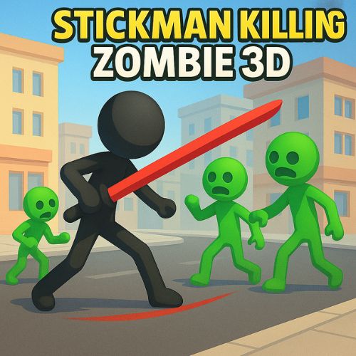 Stickman Killing Zombie 3D